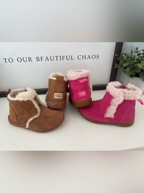 UGG baby girl boots size 7